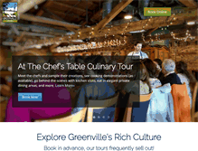 Tablet Screenshot of greenvillehistorytours.com